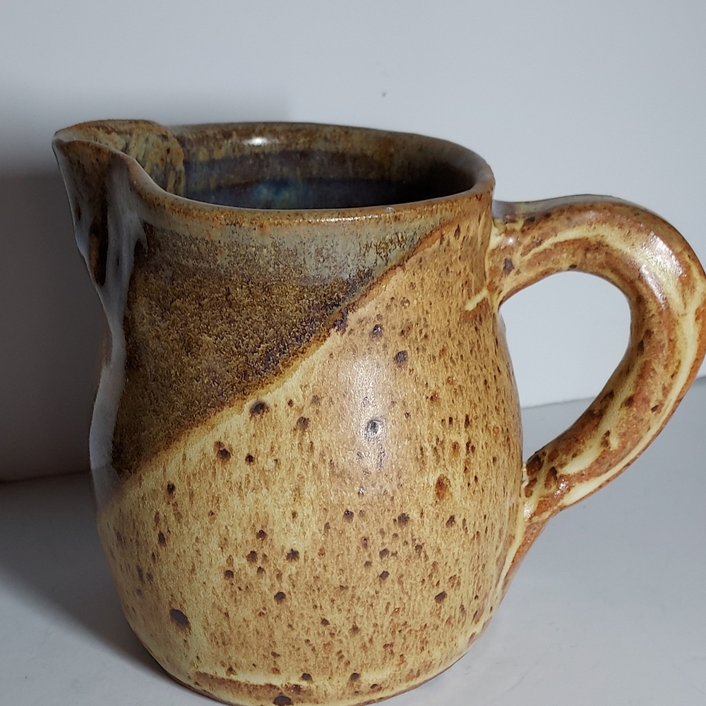 Vintage Handmade Studio Pottery Pitcher Vase